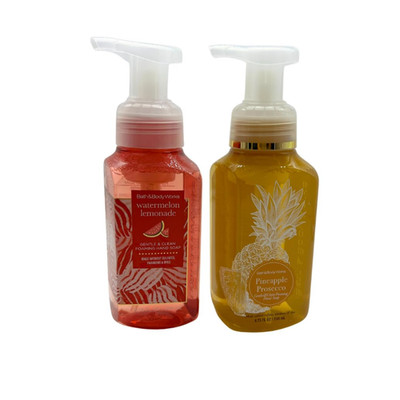 Bath & Body Works Watermelon Lemonade & Pineapple Prosecco Hand Soap 2pc Set NEW