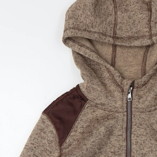 Chaqueta con capucha marrón Crivit para hombre talla M ajuste regular - Imagen 10 de 12