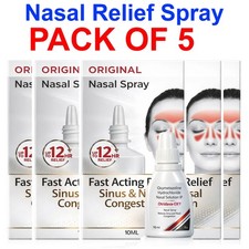 Nasal Spray   Nasal Cleanse Refresh Your Nasal Passage 10ml Pack of 5 