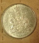 Old New World .800 Silver Coin Lot 1962 Canada Canadian 50 Cents .300 ASW KM#56