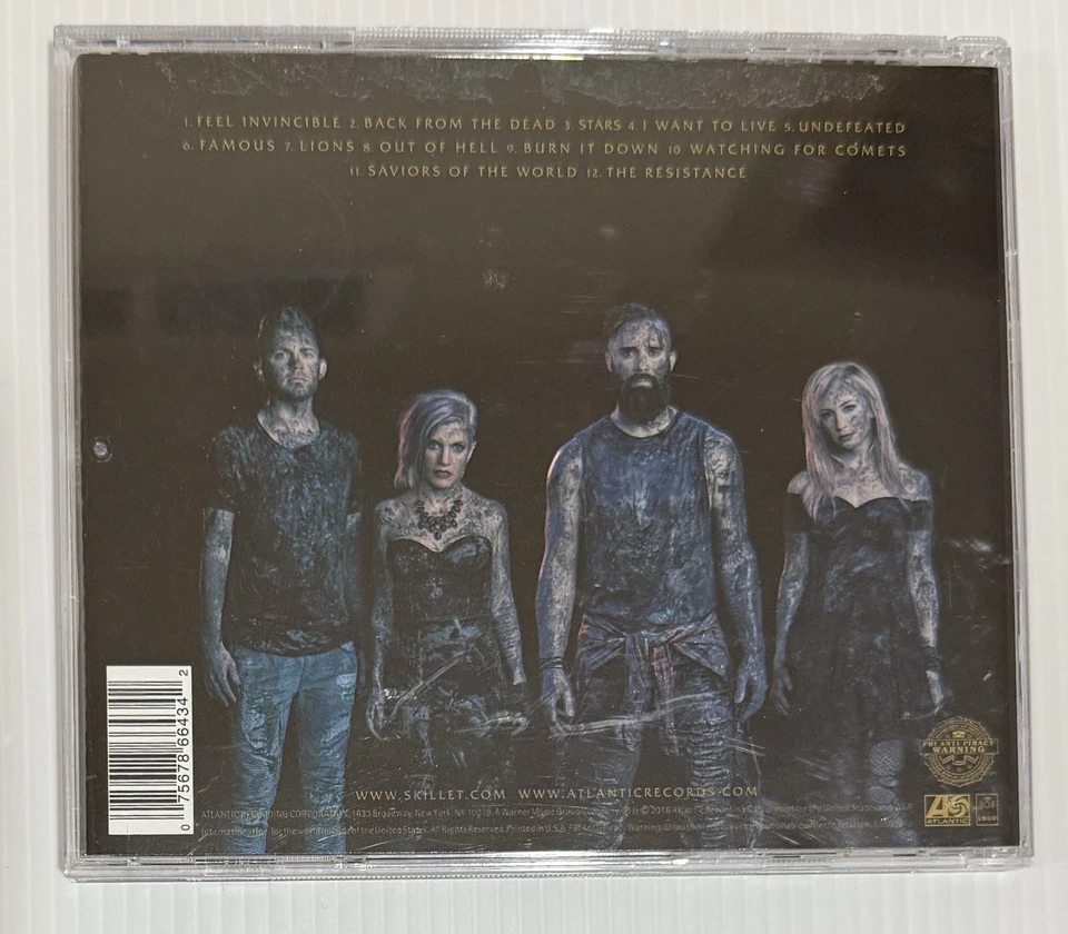 Skillet CDs - Awake, Unleashed GENTLY USED DISCS Christian Rock Foto 2 de 4