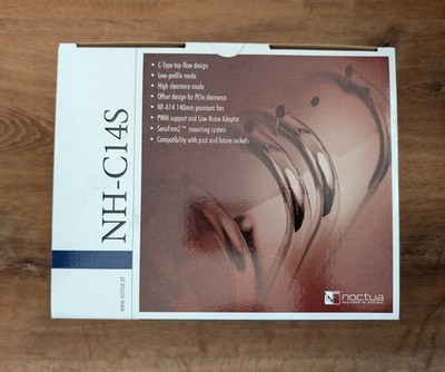 Noctua NH-C14S, Premium CPU Cooler with NF-A14 PWM 140mm Fan (Brown)