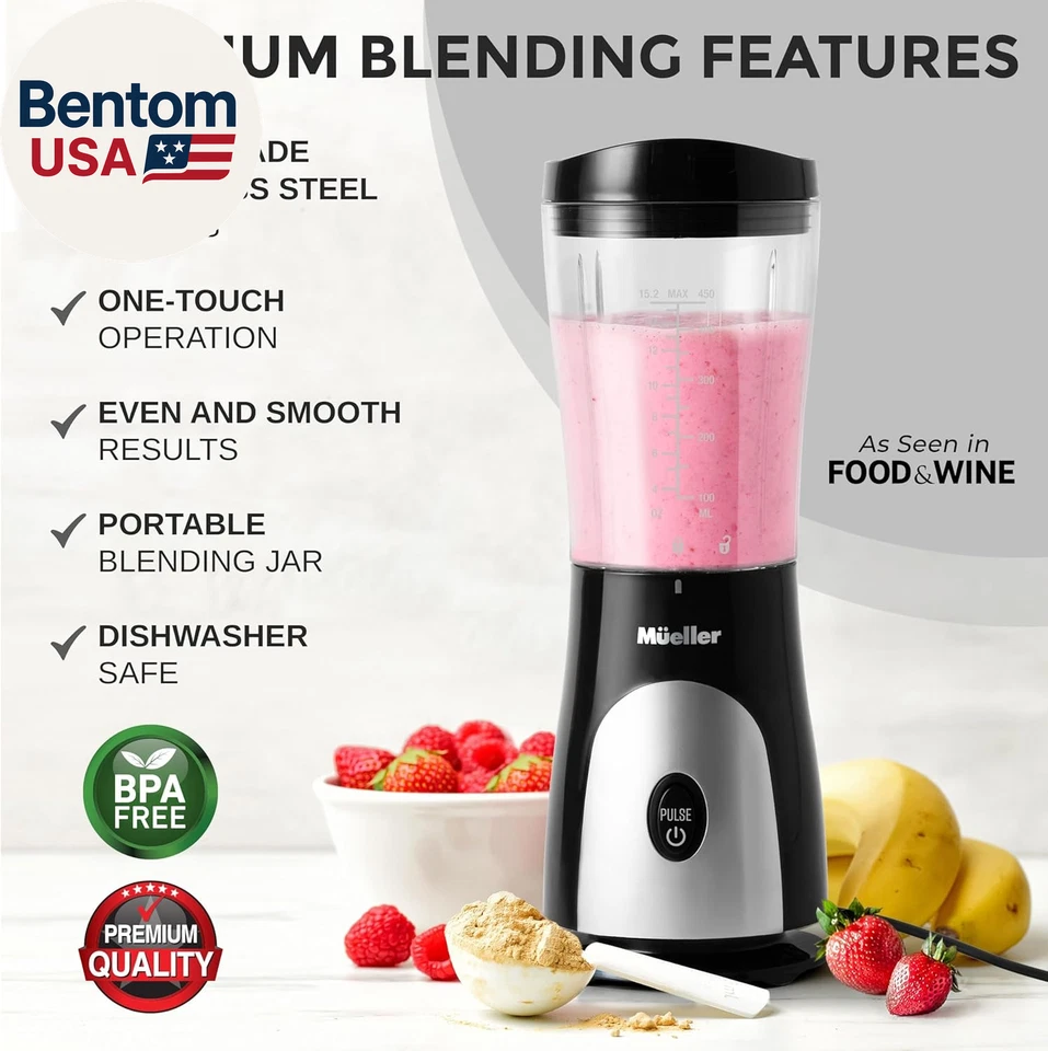 Smoothie Blender for Smoothies - Personal Blender for Shakes, Frozen Drinks, Bab - Image 2 of 4