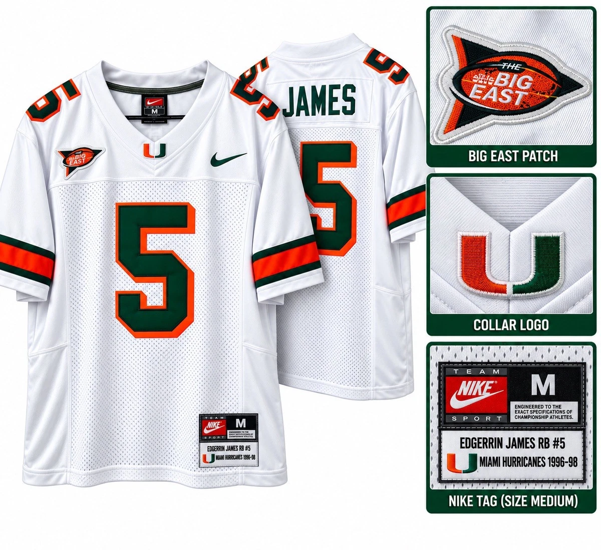 Nike Miami Hurricanes NCAA Fan Apparel & Souvenirs for sale | eBay