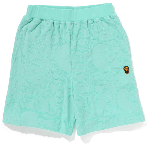 BAPE ALL BABY MILO PILE SHORTS KIDS 2L30-353-006_110 GS 110 New