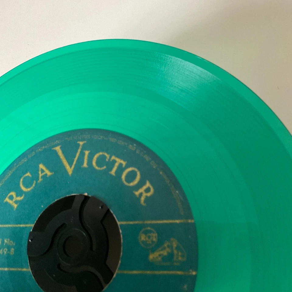 Elton Britt - Lorelei / Rainbow 7" Green Vinyl VG Country RCA Victor 48-0049 - Image 4 of 4