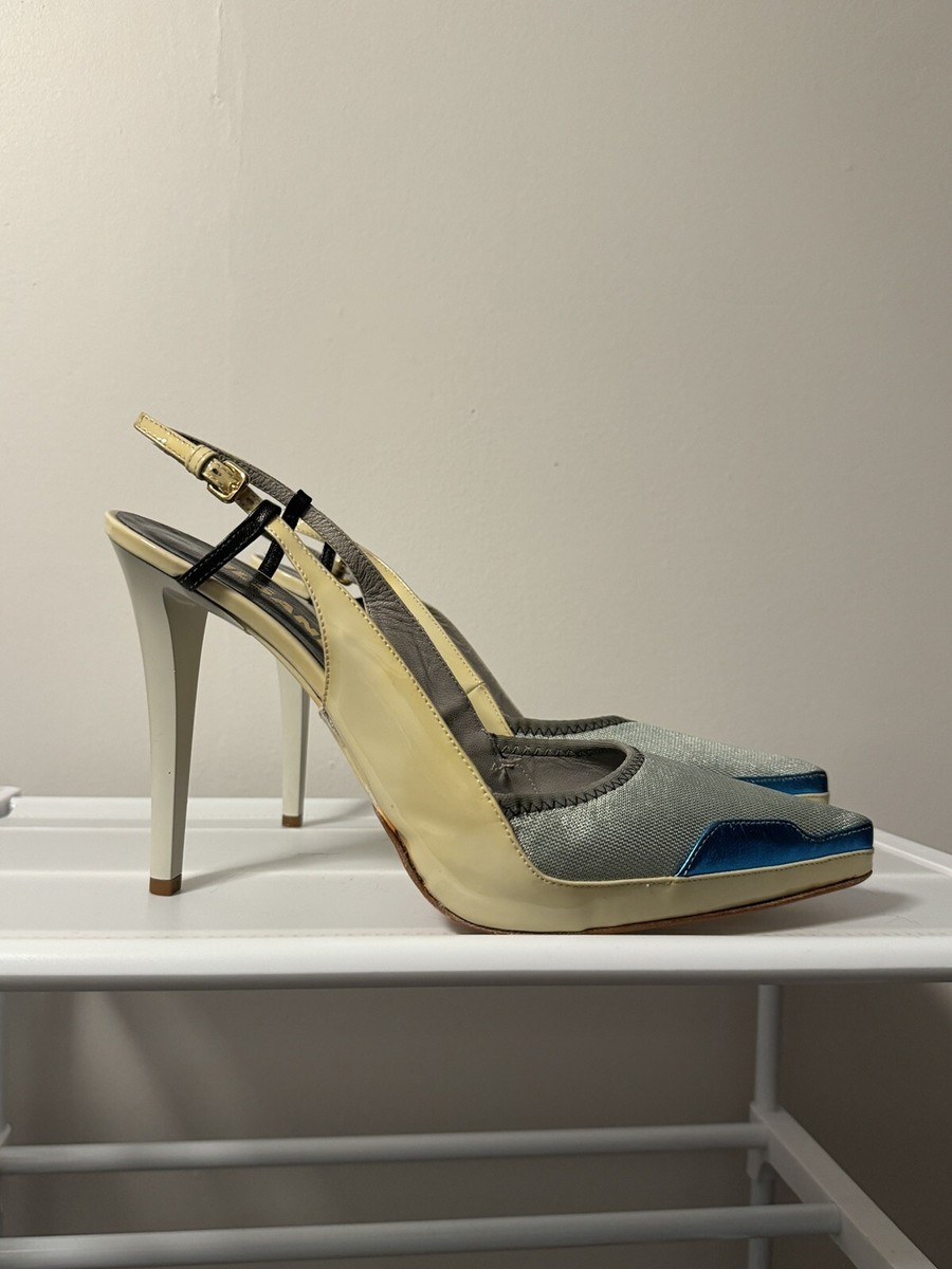 Jil Sander By Raf Simons FW 2012 Runway Sling back Pumps Jil Sander By Raf Simons FW 2012 Runway Sling back Pumps