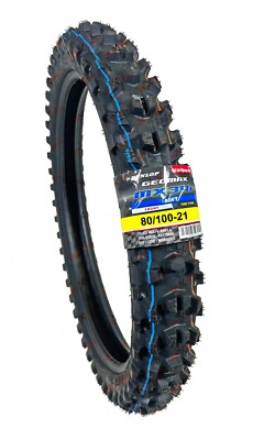 Dunlop MX34 120/80-19 80/100-21 Front & Rear Tire Set Dirt Bike MX