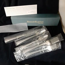 Reed & Barton Hampshire Matte Stainless Flatware 5-piece Place Setting In Box...