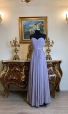 Women's Formal Strapless Lace Up back bridesmaid Long Evening Gown prom dress