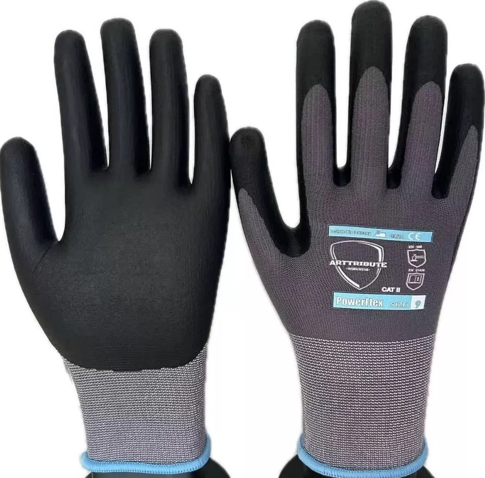 ARTTRIBUTE Montagehandschuhe Arbeitshandschuhe Nitril Gr.9-11 12-120paar Ähnlich Maxiflex