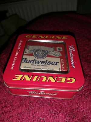 Budweiser Glas Bierdeckel 2006 Original