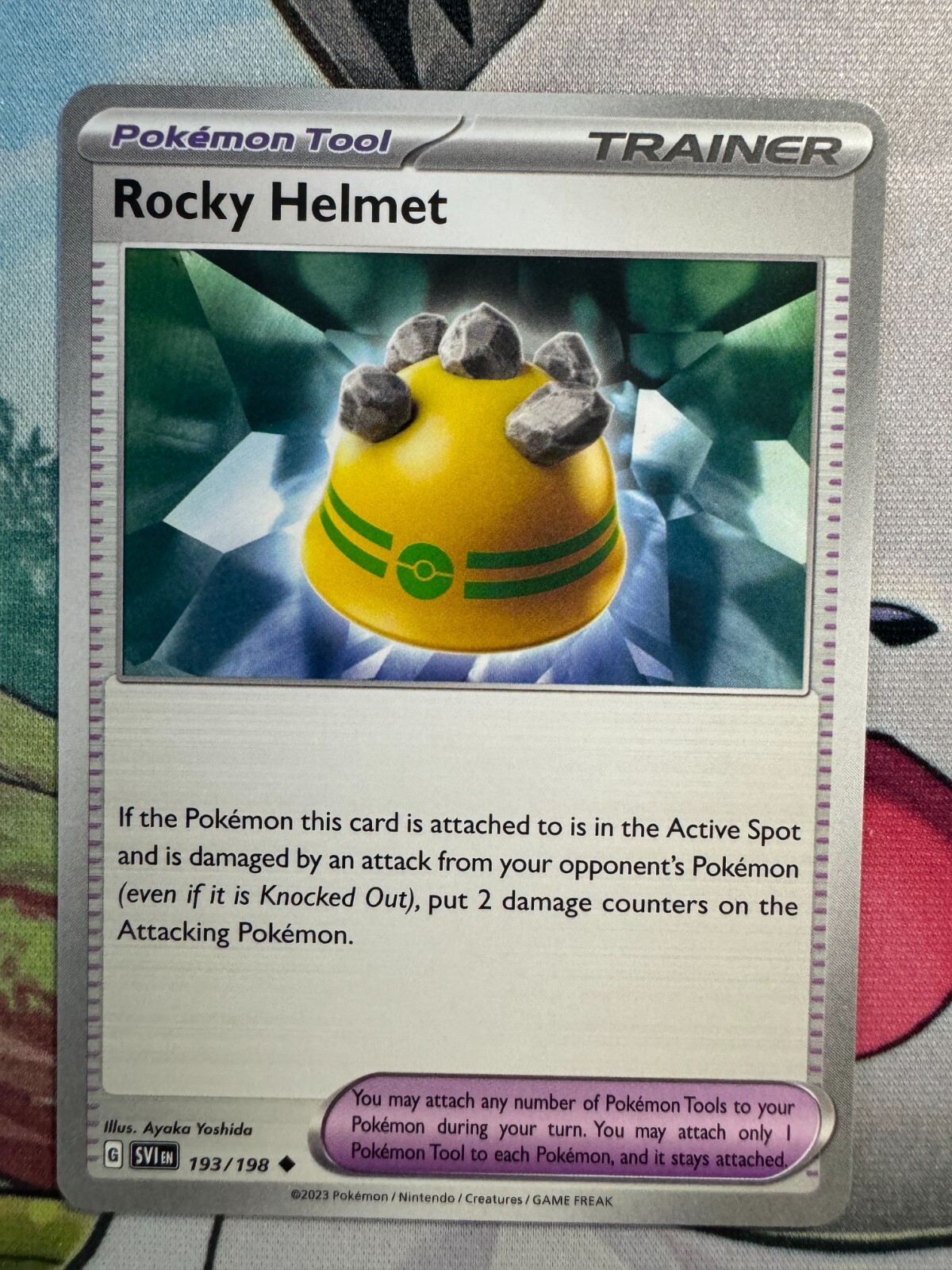 Rocky Helmet Non Holo English Pokemon TCG BKA557
