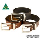New Genuine Full Grain Leather Quality Men's Belt Australian Made 40 mm 