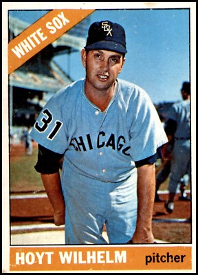 Hoyt Wilhelm 1966 Topps Baseball Card #510 High # VG/EX