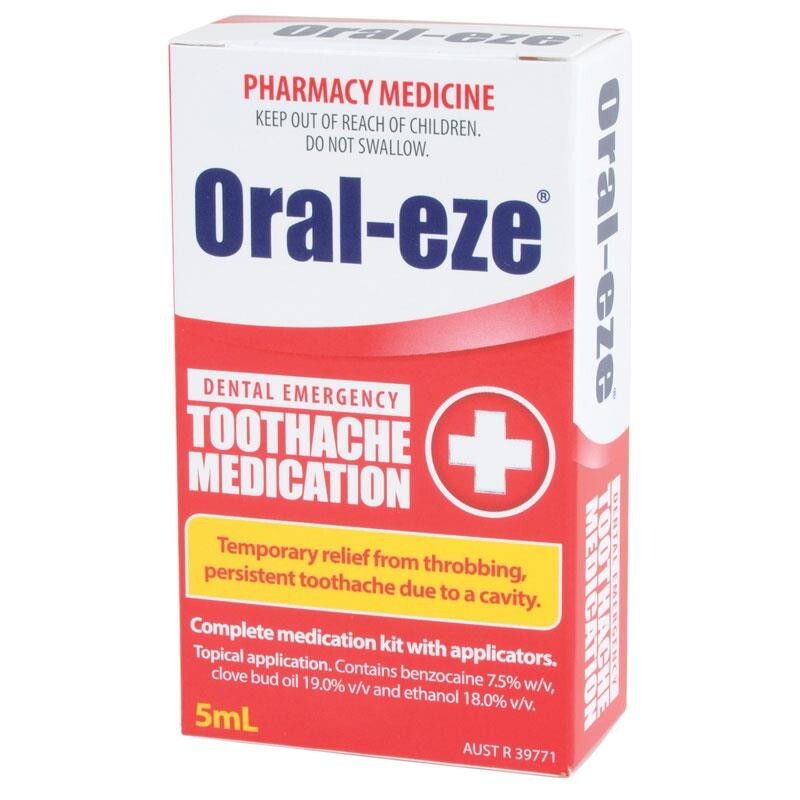 Oral-eze Dental Emergency Toothache Medication 5mL + Applicators