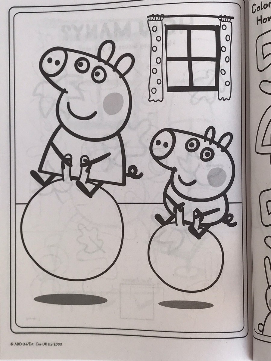 Peppa Pig Easter Coloring Pages Peppa Pig: Squiggles & Wiggles
