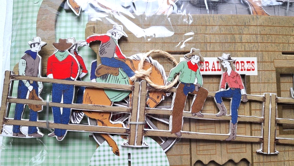 Howdy Cowboy Birthday Party Table Spinning Centerpiece Decoration New - Image 4 of 4