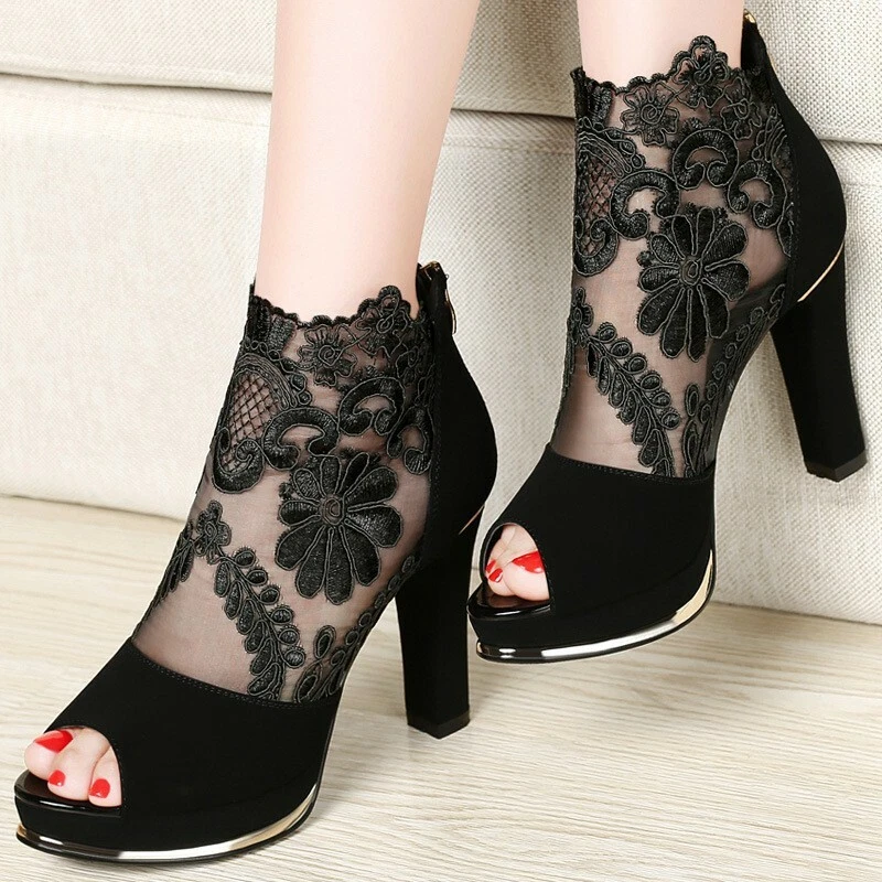 New Line with Hollow Sandals Lv's High-Heeled Shoes - China