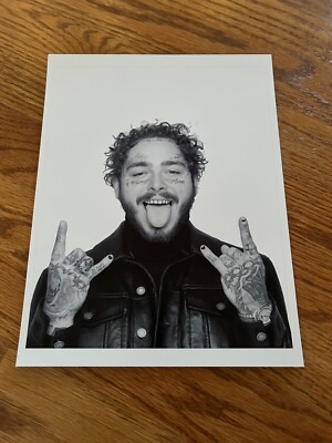 POST MALONE Art Print Photo 11x14''  Poster Tattoos Rap Singer Songwriter Tongue