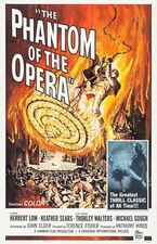 Phantom Of The Opera movie poster - 11 x 17 - Herbert Lom, Heather Sears