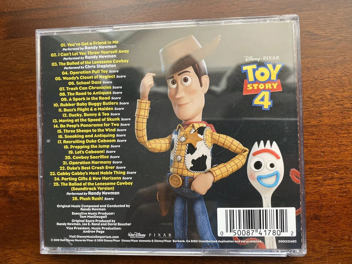 Toy Story 4 CD - Disney - Randy Newman - Used | eBay