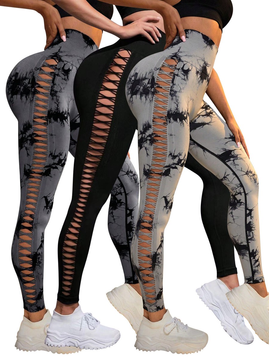 High Waist Yoga Pants With Tummy Control - Non See-Through, Butt Lifting, Moisture Wicking Leggings For Workout - View #9
