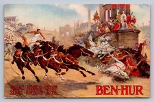 Postcard Advertising Ben-Hur Wallace Memorial Edition Print Sears & Roebuck B574