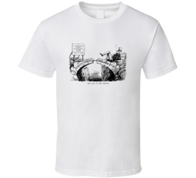 NEW SHIRT THE GAP IN THE BRIDGE 1919 CARTOON LOGO T-SHIRT FUNNY SIZE S TO 5XL