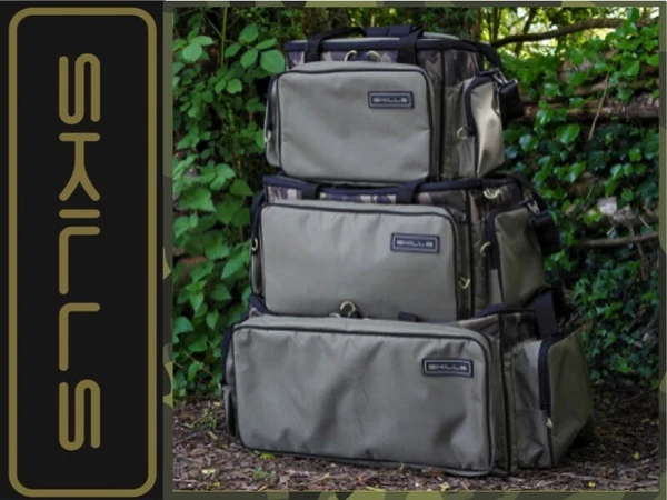 Skills tackle carp fishing camo green luggage holdall carryall *ALL SIZES*