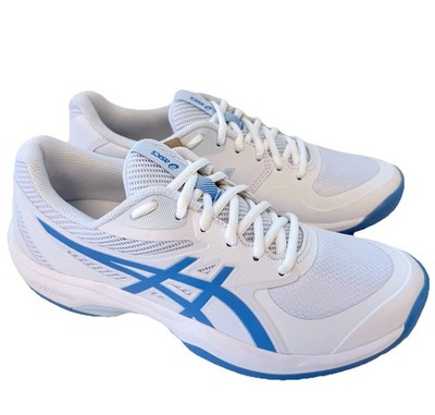Asics Game FF Damen Tennisschuhe Weiß / Blau Größe UK 5 NEU 