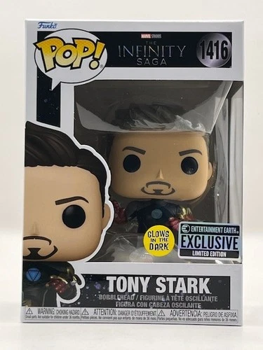 Funko POP! Marvel Movies Iron Man 3 Tony Stark 1416 GITD Exclusive