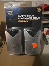 Infrared Safety Beam Alarm And Chime 60 Ft. Max Apart AC  Battery Backup