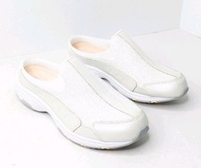 Easy Spirit Traveltime Slip-On Clogs, Ivory, Women's 9