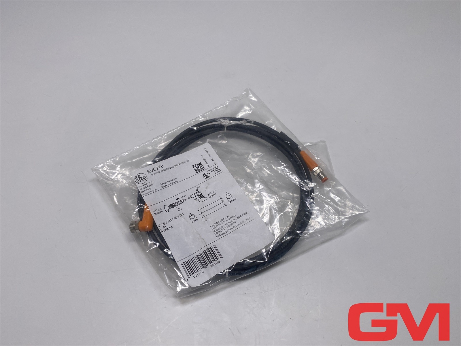 Ifm Connecting Cable EVC278 VDOAF030MSS0002H03STGF030MSS