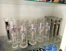 Woinemer Brauerei Bierglas mit Druck, Motiv Bier & Brauerei Weinheim Konvolut