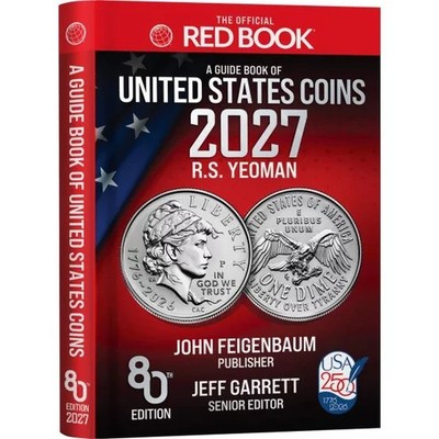 PRE-SALE- 2027 Red Book of United States Coins, Whitman 80th Edition, Hardbound