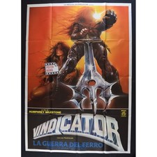 Affiche VINDICATOR GUERRE FERRO Ironmaster Umberto Lenzi B76