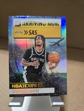 2024-25 NBA Hoops Winter Stephon Castle RC Arriving Now #8 Silver Holo Foil