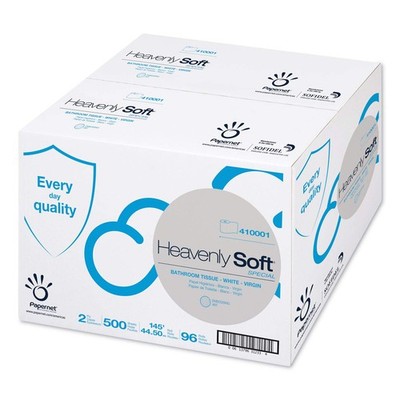 Papernet Heavenly Soft Toilet Tissue, Septic Safe, 2-Ply, Regular, White