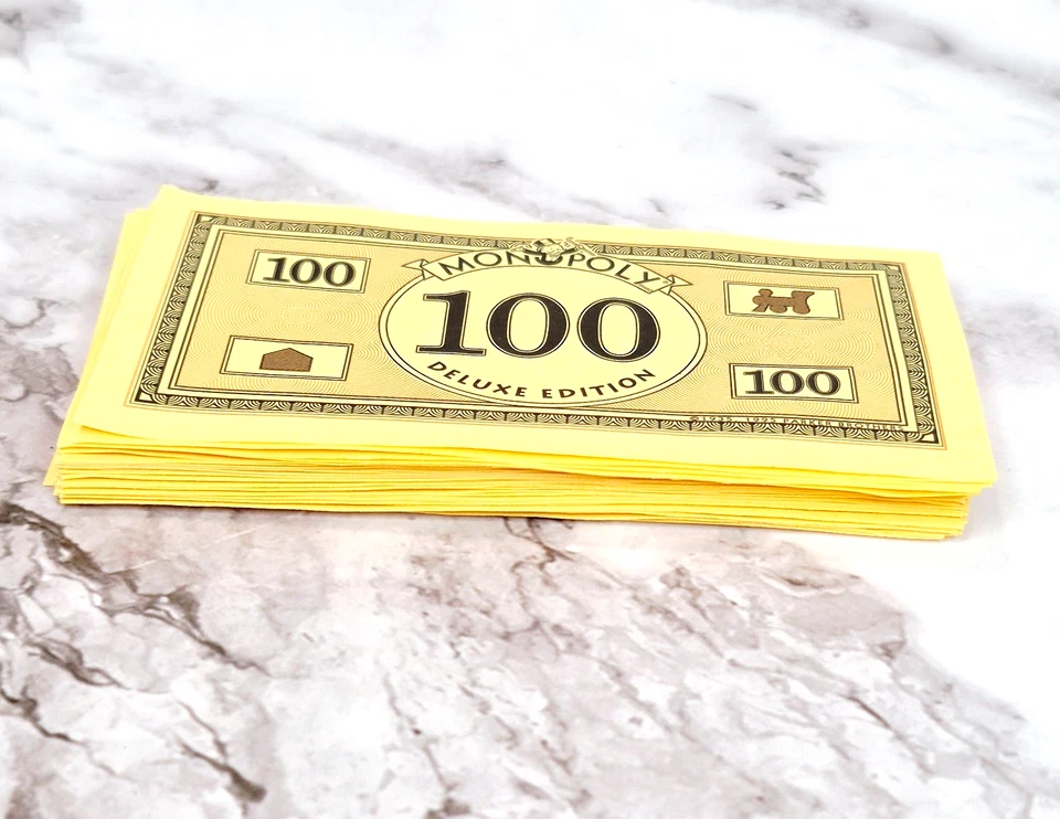 Монополия Deluxe издание $100 деньги - одиночный / 5 / 10 упаковка замены счетов - Изображение 3 из 3