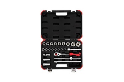 GEDORE RED Socket set 1/2 size10-32mm 24pcs, 1/2 Zoll (R69003024)