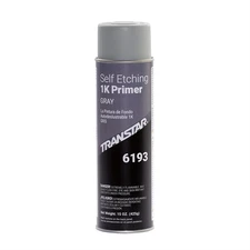 Transtar Autobody Products 6193 Self-Etching 1K Primer, 20 oz Aerosol Can, Gray