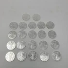 2023 American Silver Eagle 1 oz .999 Fine Lot of 22 Coins Uncirculated Toned