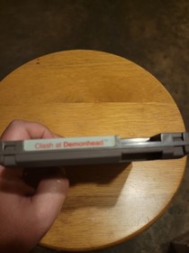 Clash at Demonhead Nintendo NES Game Cartridge Tested Authentic 1990 Vic Tokai