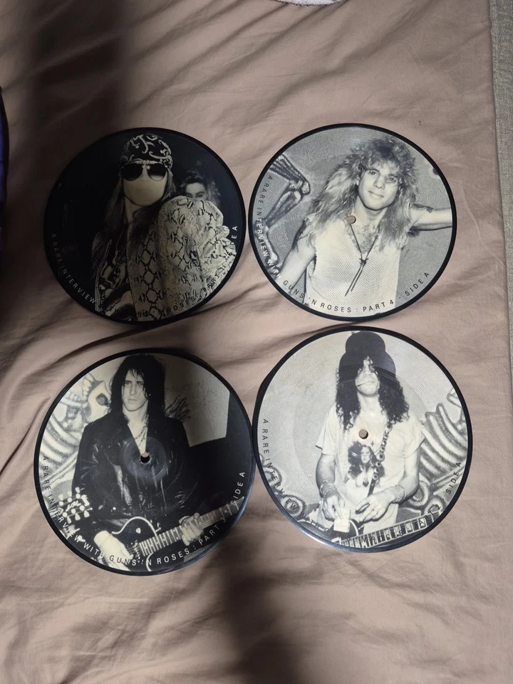 Guns 'N Roses 45 RPM Picture Disc of interviews BAKPAK 1011  UK Foto 2 de 4