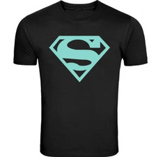 Superman Shirt Unisex T-shirt Tee Black S - 5XL T-Shirt Tee