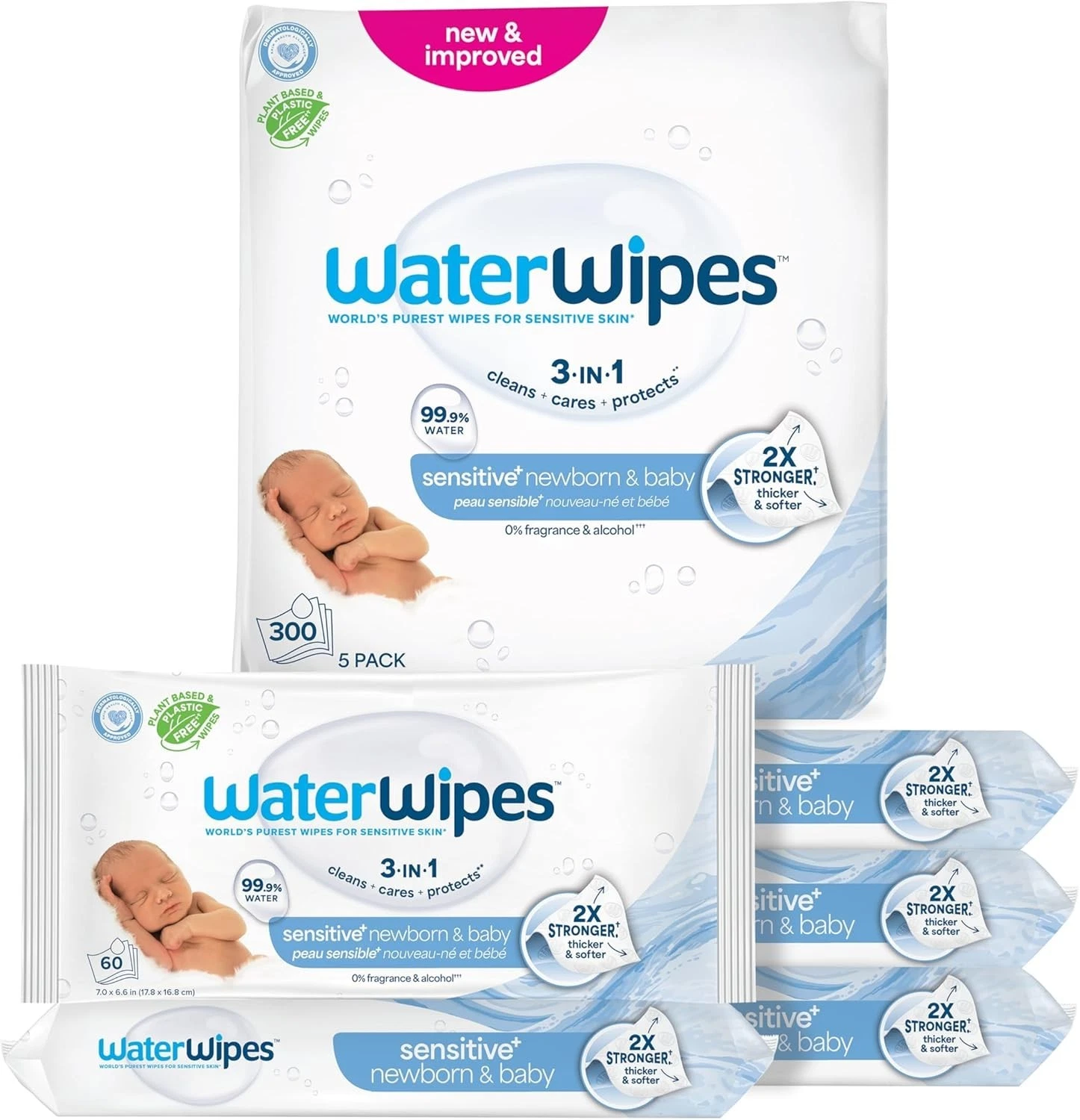 Sensitive Baby Wipes 300 Count 5 Packs 3 In 1 Cleansing Wipes Packaging May Vary
Opens in a new wind