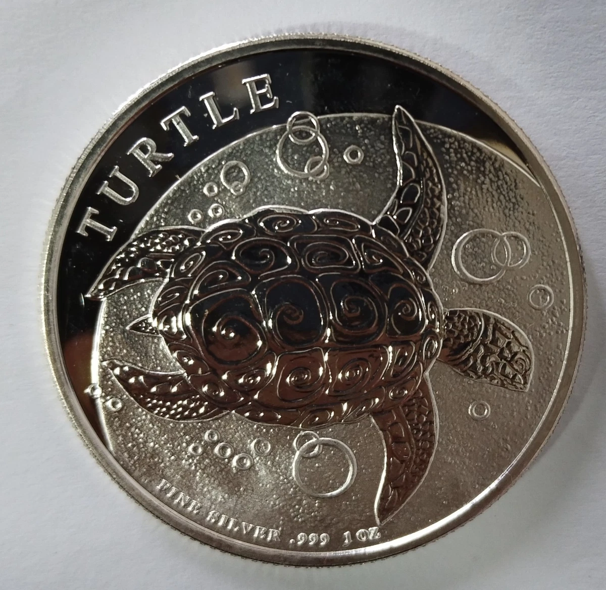 Moneda-Lingote de 1 Onza de Plata 999 - Niue "Tortuga Carey" de 2017
