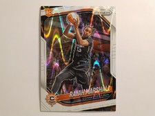 2025 Panini Prizm WNBA White Seismic Prizm #47 Rayah Marshall RC